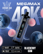 Load image into Gallery viewer, AL FAKHER 40K MEGA MAX BLUEBERRY GUM