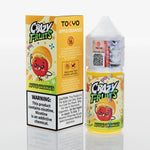 Load image into Gallery viewer, Crazy Fruits Apple Oranges vape juice packaging and bottle on a white background