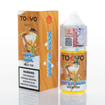 Load image into Gallery viewer, TOKYO Super Cool Milk Tea vape juice bottle and packaging on a white background