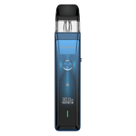 Load image into Gallery viewer, Blue vape device with digital display on a white background