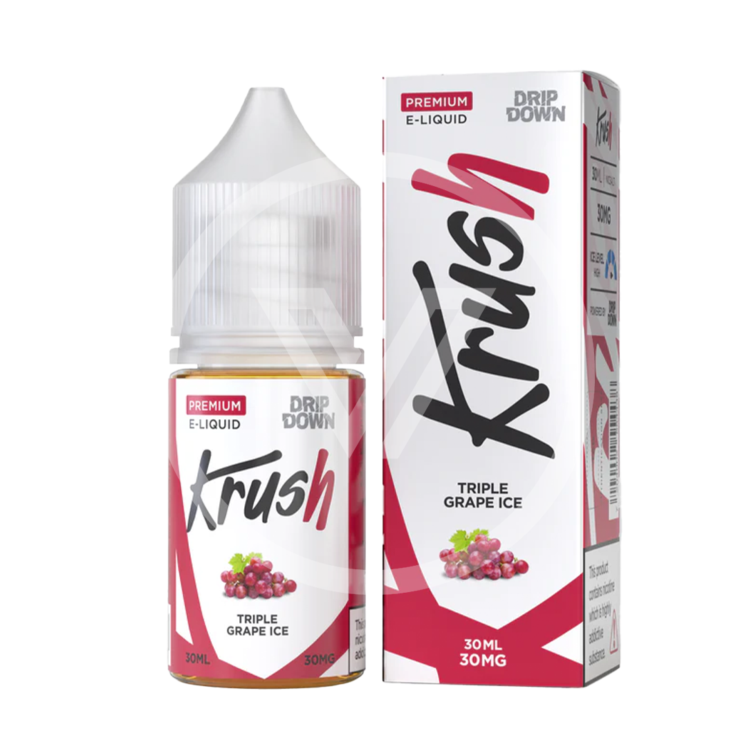 DRIP DOWN KRUSH 30MG 30ML TRIPLE GRAPE ICE