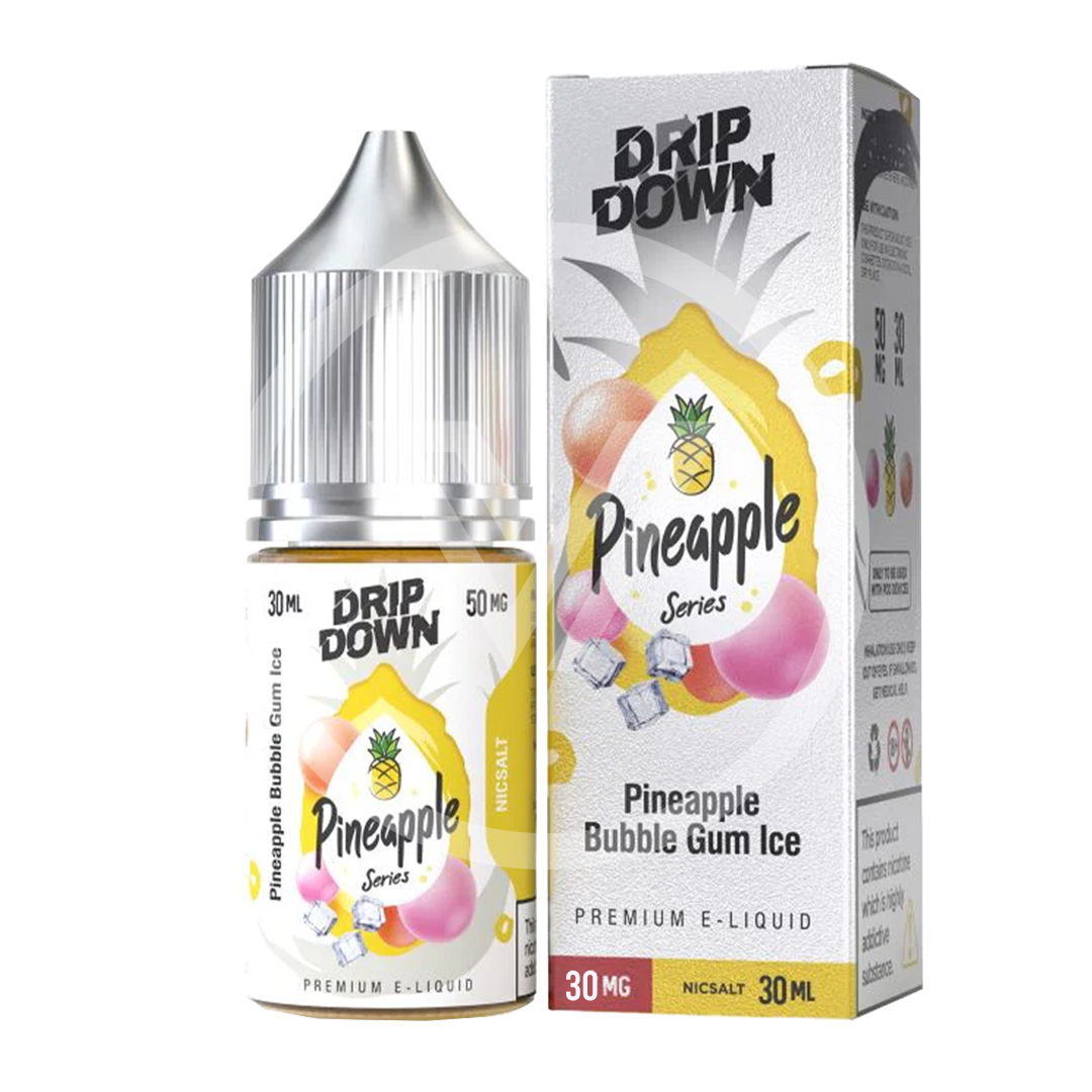 DRIP DOWN 50MG 30ML PINEAPPLE BUBBLE GUM ICE