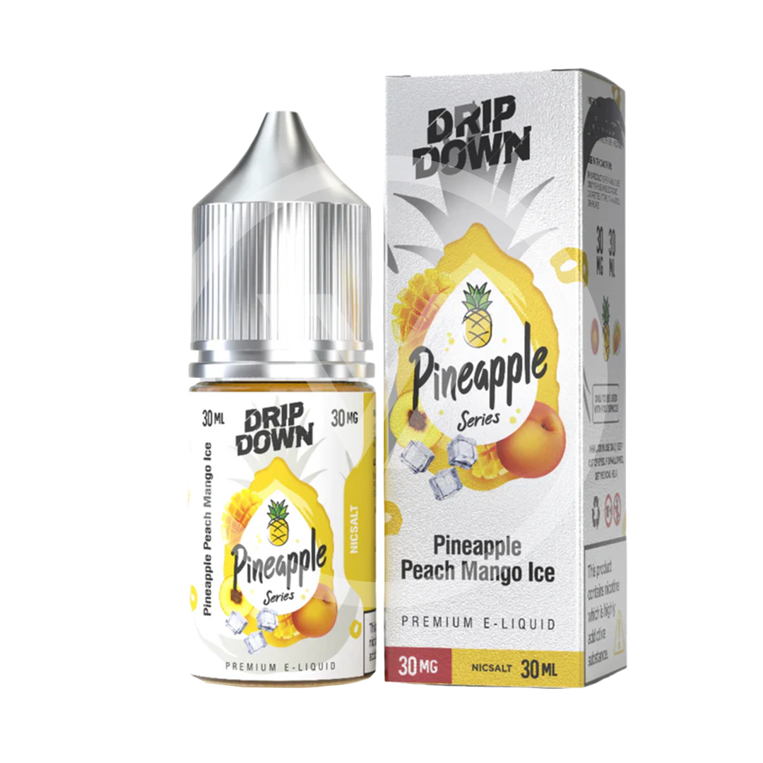 DRIP DOWN 30MG 30ML PINEAPPLE PEACH MANGO ICE