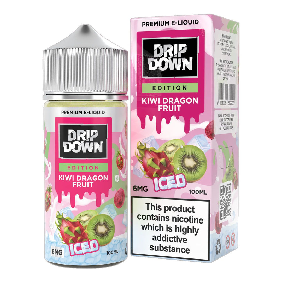 Drip Down Edition Kiwi Dragon Fruit Iced 6MG/100ML