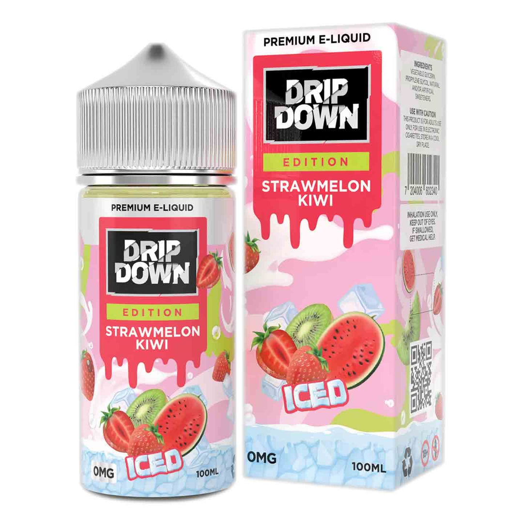 Drip Down Edition Straw Melon Kiwi Ice 0MG/100ML