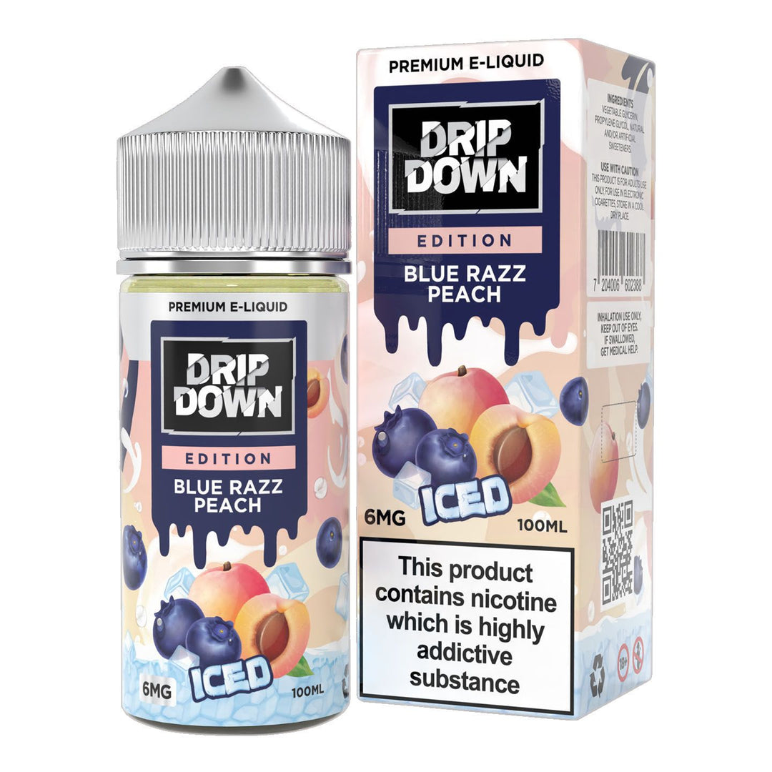 DRIP DOWN EDITION 3MG BLUERAZZ PEACH