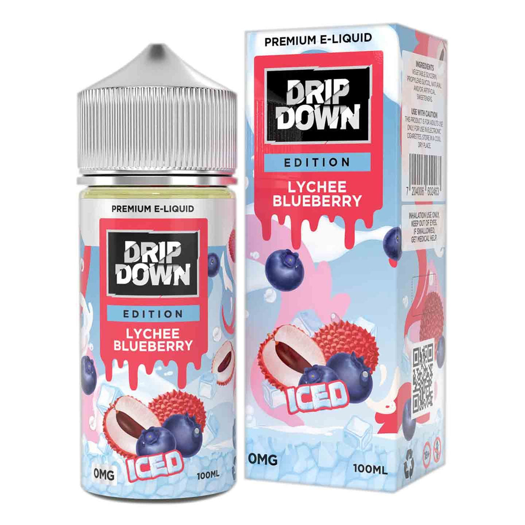 Drip Down Edition Lychee Blueberry Iced 0MG/100ML