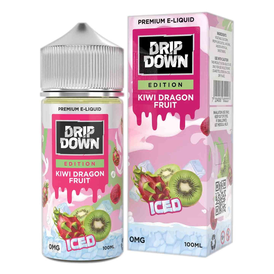Drip Down Edition Kiwi Dragon Fruit Iced 0MG/100ML