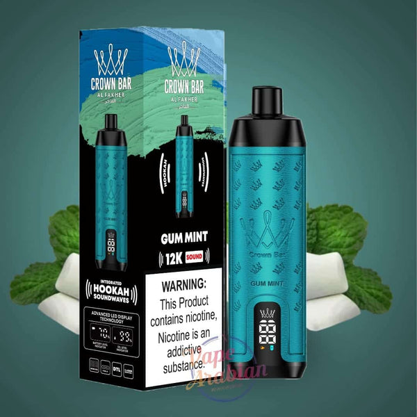 AL FAKHER DISPOSABLE 12000 PUFFS GUM MINTH