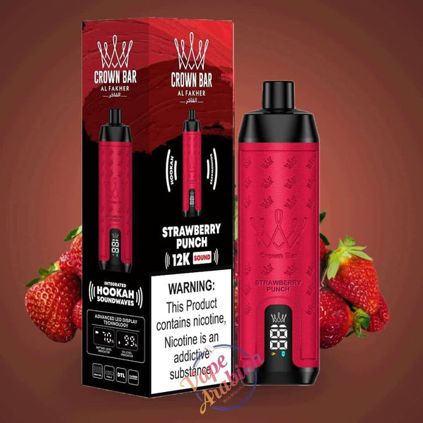 AL FAKHER DISPOSABLE 12000 PUFFS STRAWBERRY PUNH