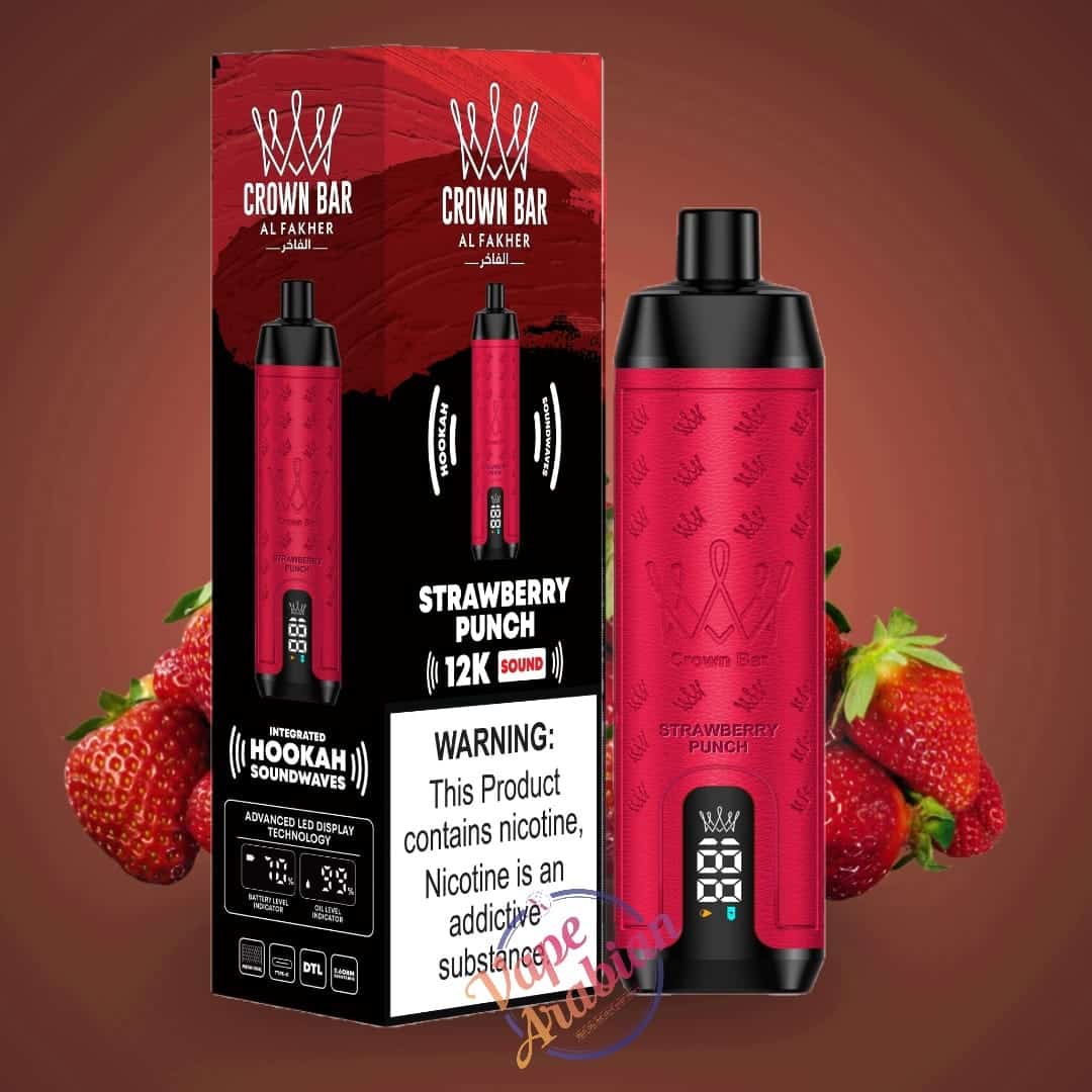 AL FAKHER DISPOSABLE 12000 PUFFS STRAWBERRY PUNH