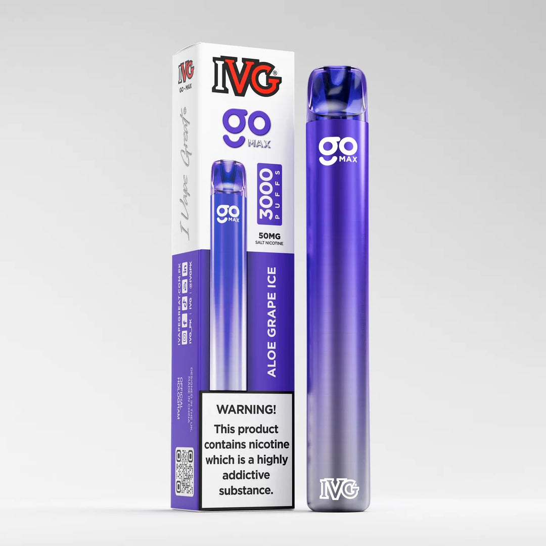 IVG GO MAX 3000 50MG ALOE GRAPE ICE