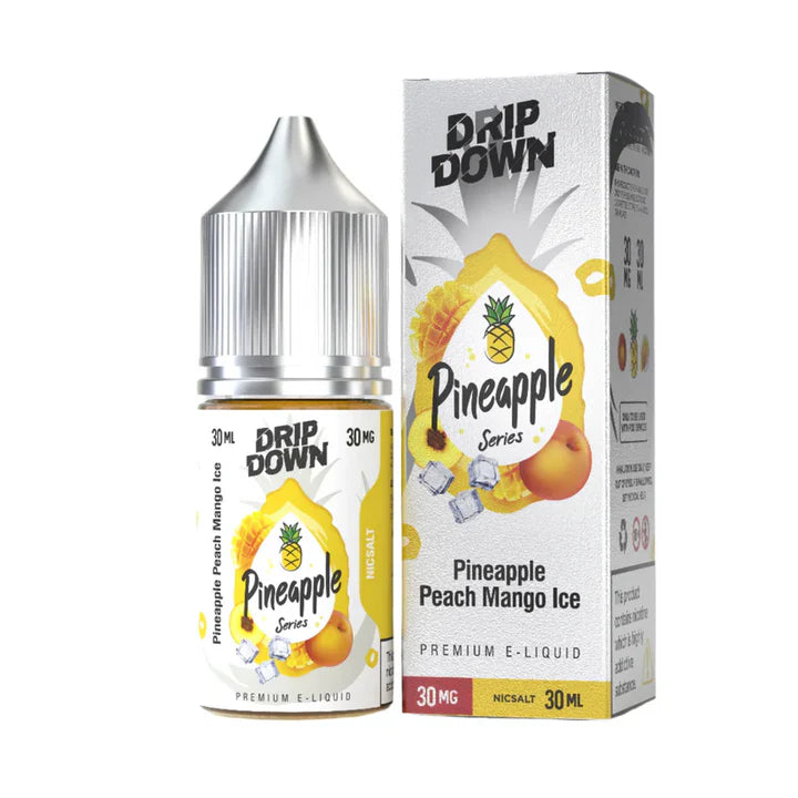 DRIP DOWN 50MG 30ML PINEAPPLE PEACH MANGO ICE