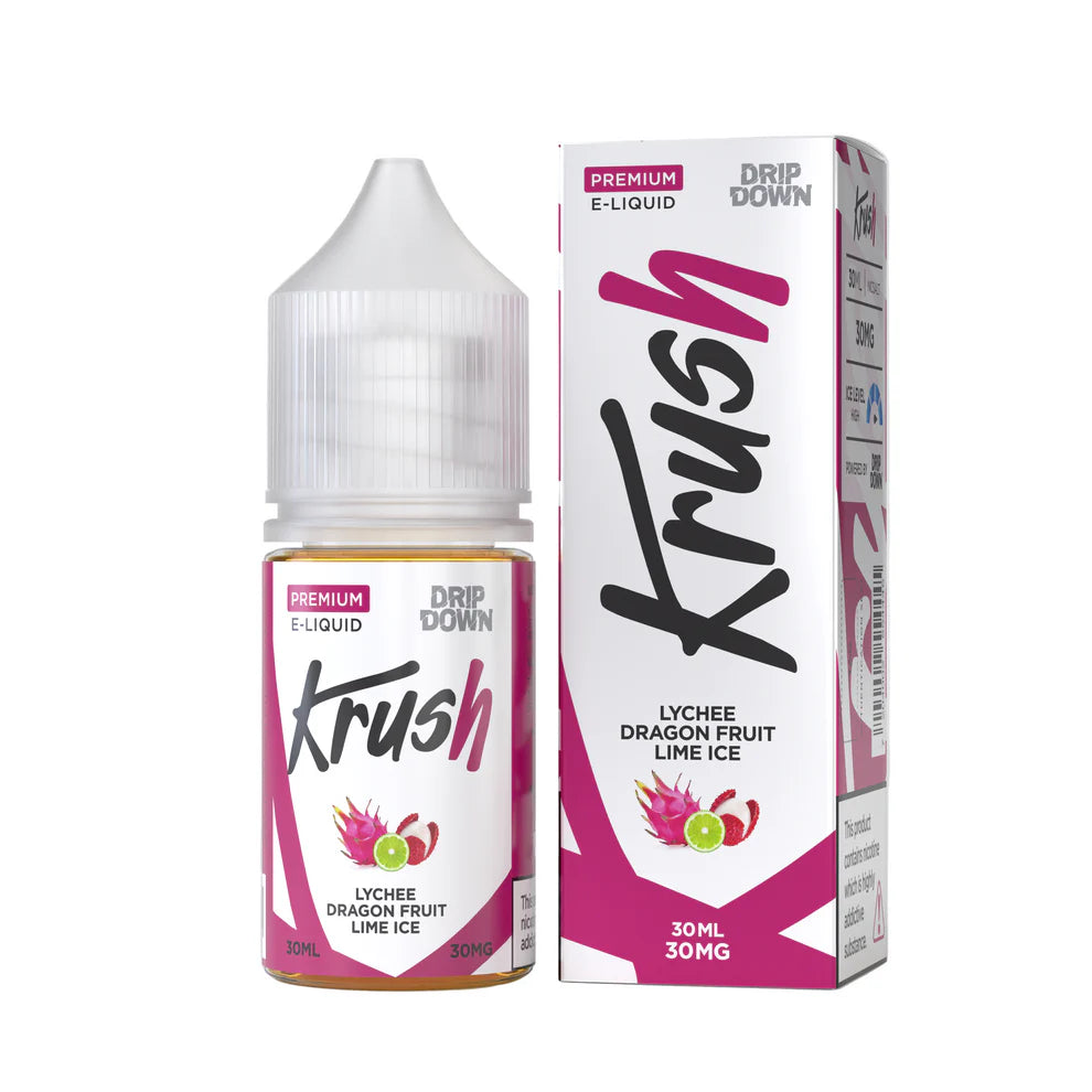 DRIP DOWN KRUSH 50MG 30ML  LYCHEE DRAGON LIME