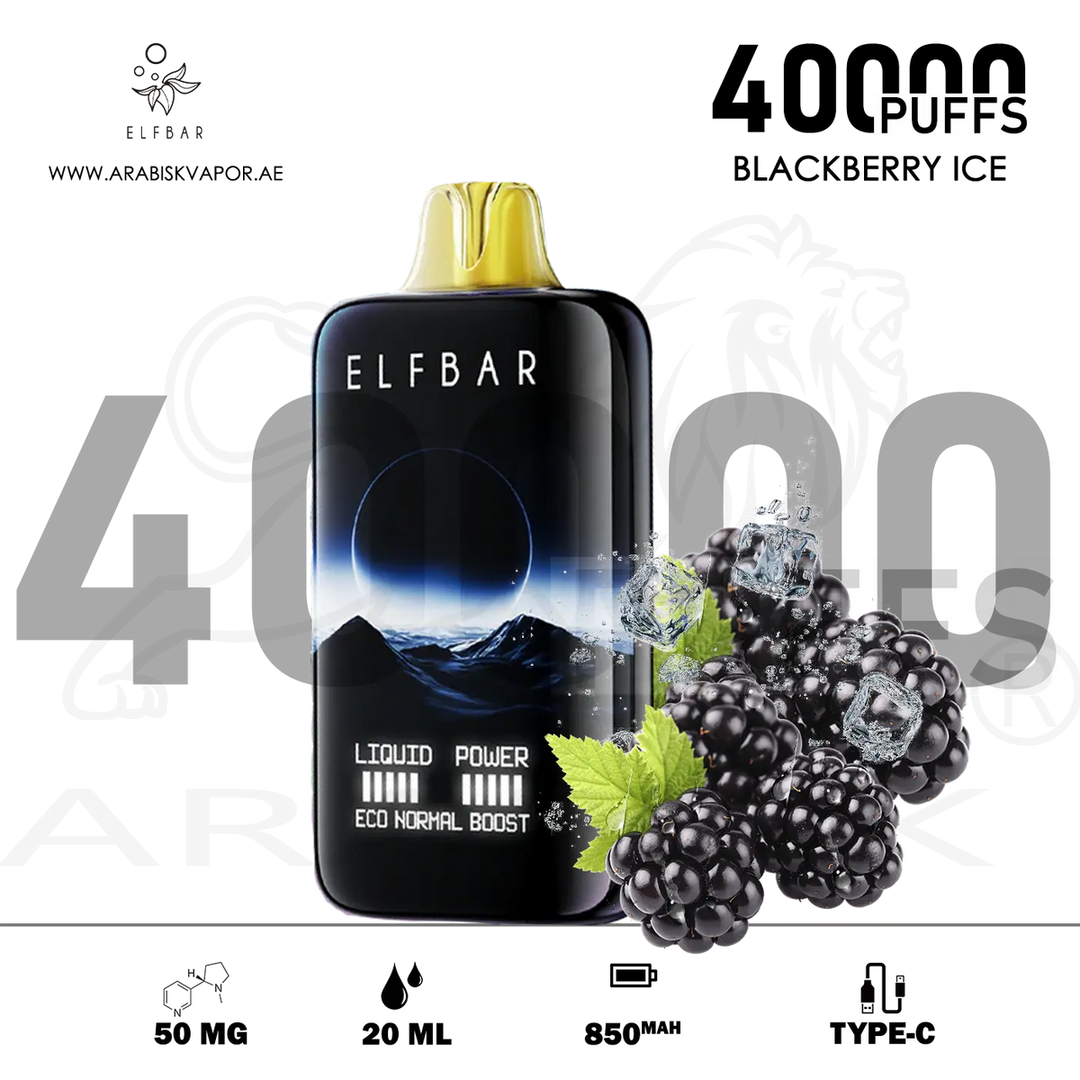 ELFBAR 40K 50MG BLACKBERRY ICE