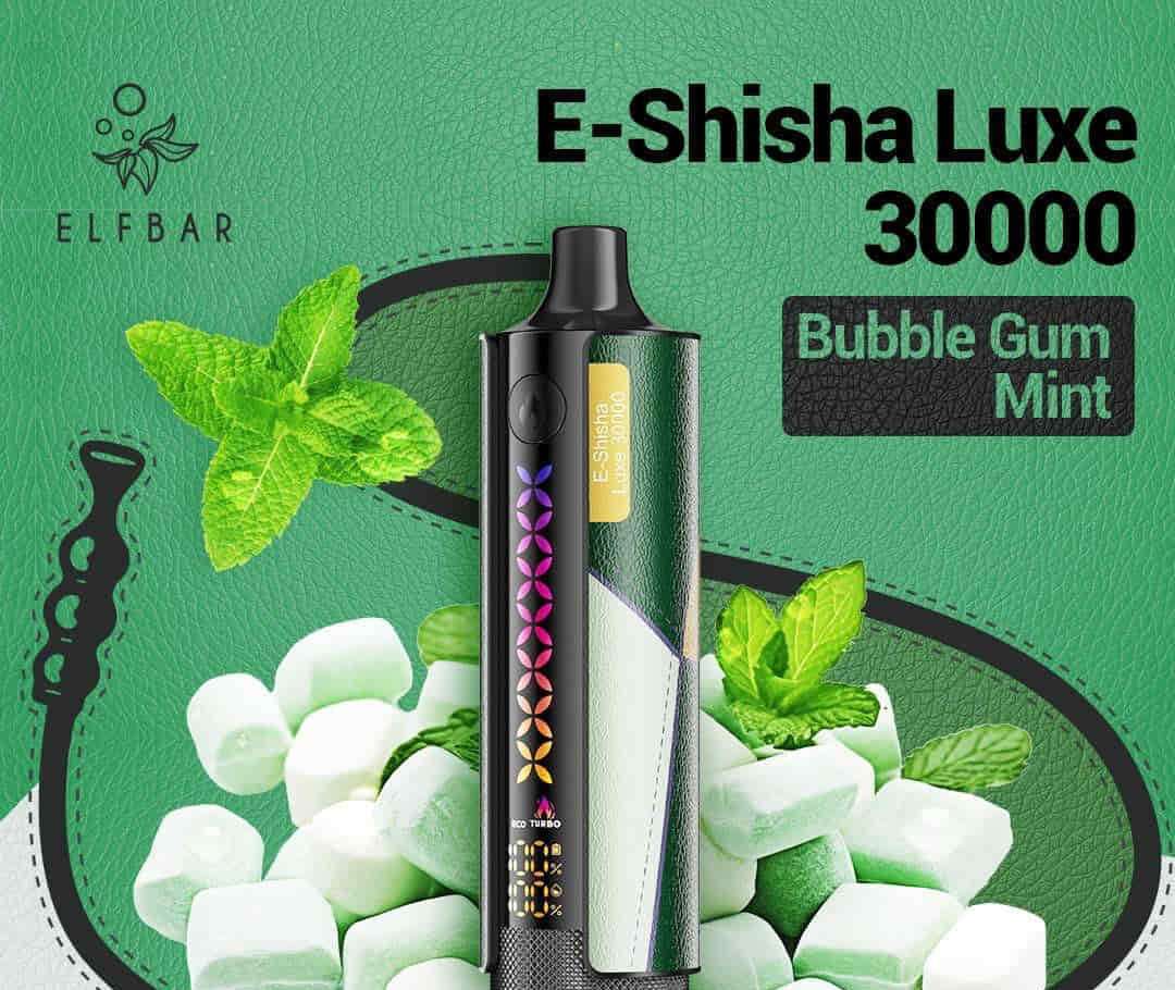 ELFBAR E SHEESHA 30K 5MG BUBBLEGUM MINT