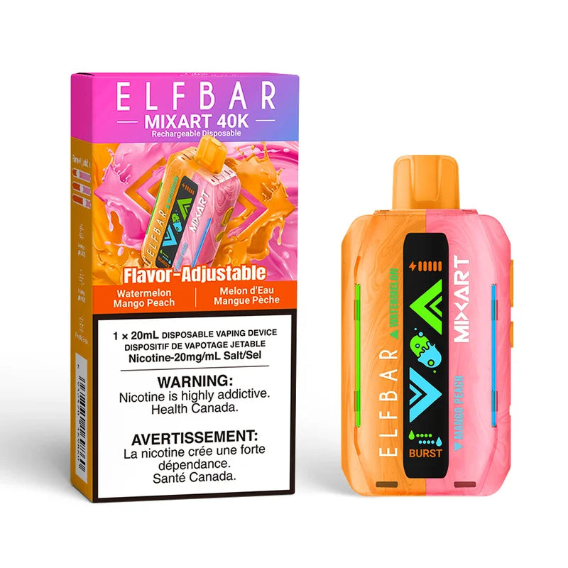 ELFBAR 40K 50MG PEACH MANGO WATERMELON