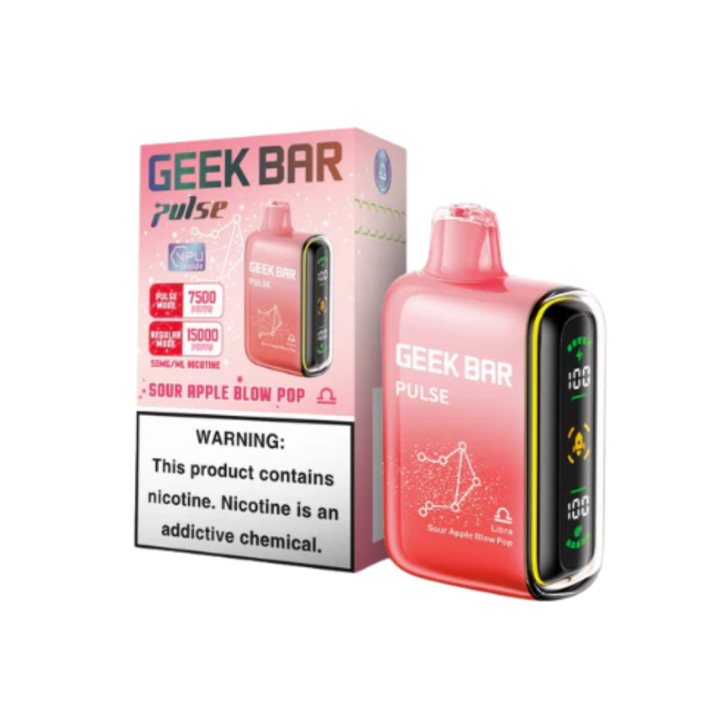 GEEK BAR SOUR APPLE 15K PUFFS 5%