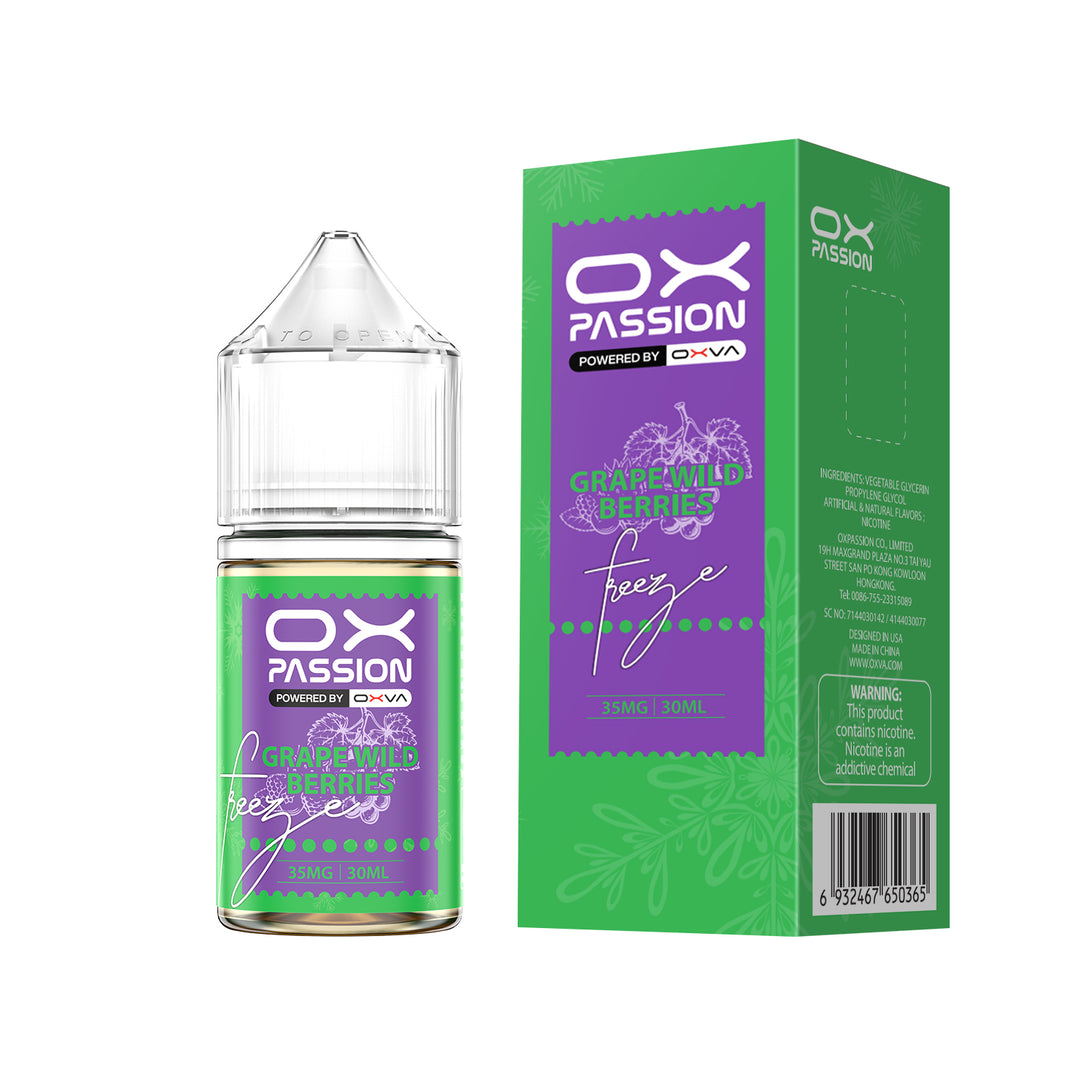 OX PASSION 55MG 30ML GRAPE WILD BERRIES