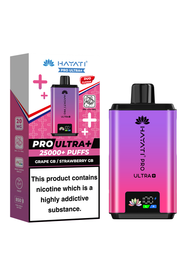 HAYATI 50K 20MG GRAPE GB / STRAWBERRY GB