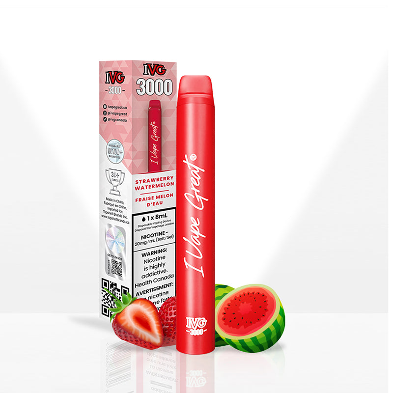 IVG GO MAX 3000 STRAWBERRY WATERMELON ICE