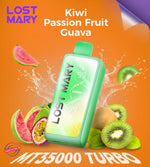 Load image into Gallery viewer, LOST MARY MT3500 TURBO 5% kiwi passion fruit guava
