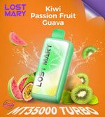 Load image into Gallery viewer, LOST MARY MT3500 TURBO 5% kiwi passion fruit guava