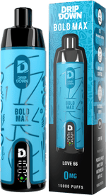 Load image into Gallery viewer, DRIPDOWN BOLD MAX 15K 0MG LOVE 66