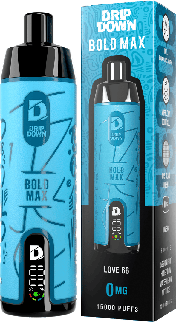 DRIPDOWN BOLD MAX 15K 0MG LOVE 66