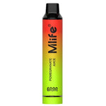 Load image into Gallery viewer, MLIFE DISPOSABLE POD - POMEGRANATE JUICE ICE - 6000 PUFFS (50MG)
