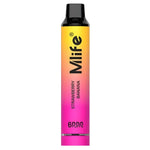 Load image into Gallery viewer, MLIFE DISPOSABLE POD - STRAWBERRY BANANA ICE - 6000 PUFFS (50MG)
