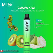 MLIFE 6000 GUAVA KIWI ICE
