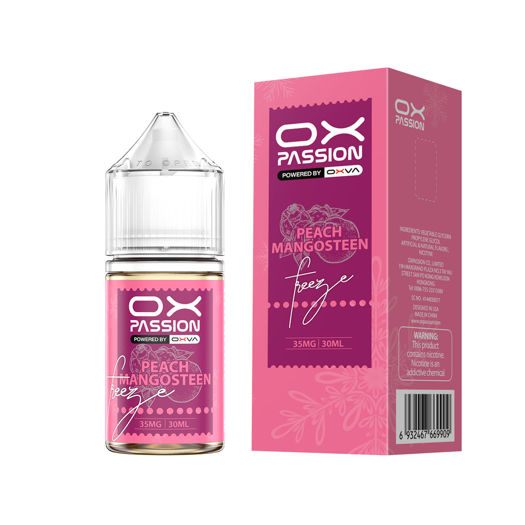 OX PASSION 55MG 30ML PEACH MANGOSTEEN