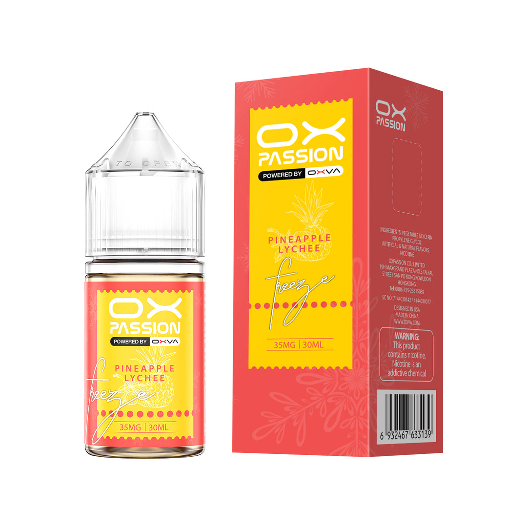 OX PASSION 55MG 30ML PINEAPPPLE LYCHEE