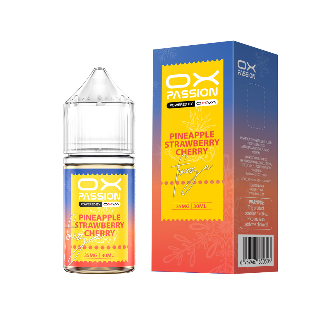 OX PASSION 35MG 30ML PINEAPPLE STRAWBERRY CHERRY