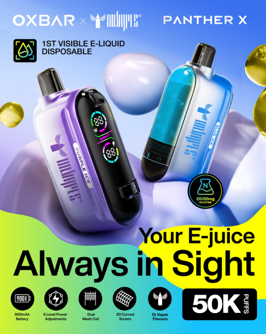 OXBAR PANTHER X 50K PUFFS 50MG FROZEN REMIX