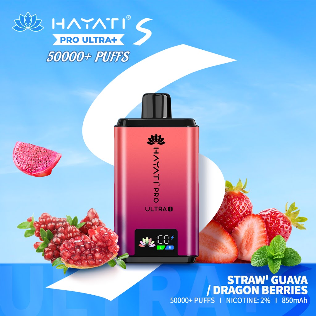 HAYATI 50K 20MG STRAW GUAVA / DRAGON BERRIES