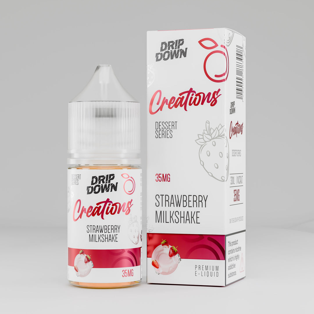DRIP DOWN CREATION 35MG STRAWBERRY MILKSHAKE