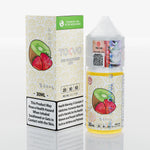 Load image into Gallery viewer, TOKYO vape juice bottle and packaging with fruit illustration on a white background
