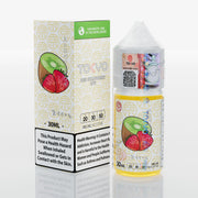 TOKYO vape juice bottle and packaging with fruit illustration on a white background