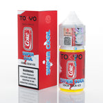 Load image into Gallery viewer, Coca-Cola ice vape juice packaging with red box and white bottle on a white background
