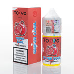 Load image into Gallery viewer, Tokyo Super Cool Pomegranate vape juice packaging and bottle on a white background
