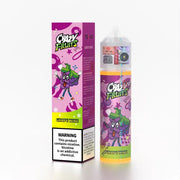 Crazy Fruits grape wine vape juice packaging on a white background