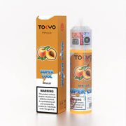 TOKYO Super Cool Apricot vape device and packaging on a white background