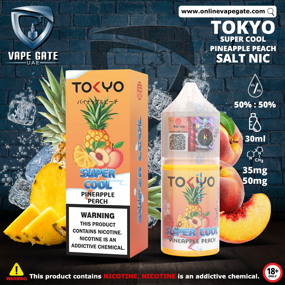 TOKYO S.C 50MG PINEAPPLE PEACH ICE 30ML