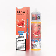 TOKYO Super Cool watermelon bubblegum vape pen packaging and product on a white background