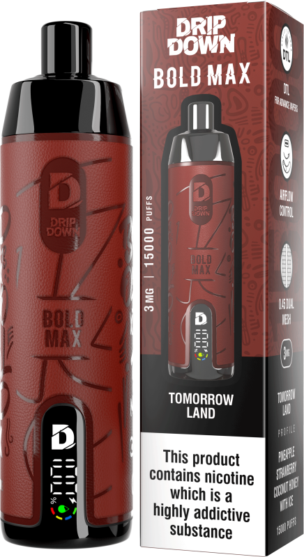 DRIPDOWN BOLD MAX 15K 3MG TOMORROW LAND