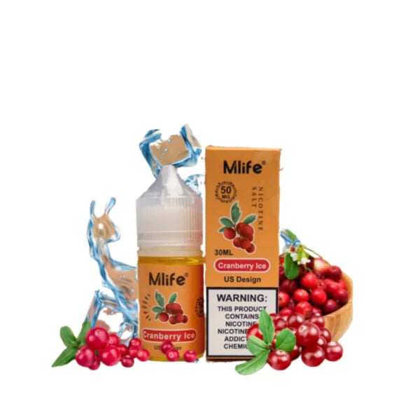 MLIFE 50MG 30ML CRANBERRY ICE