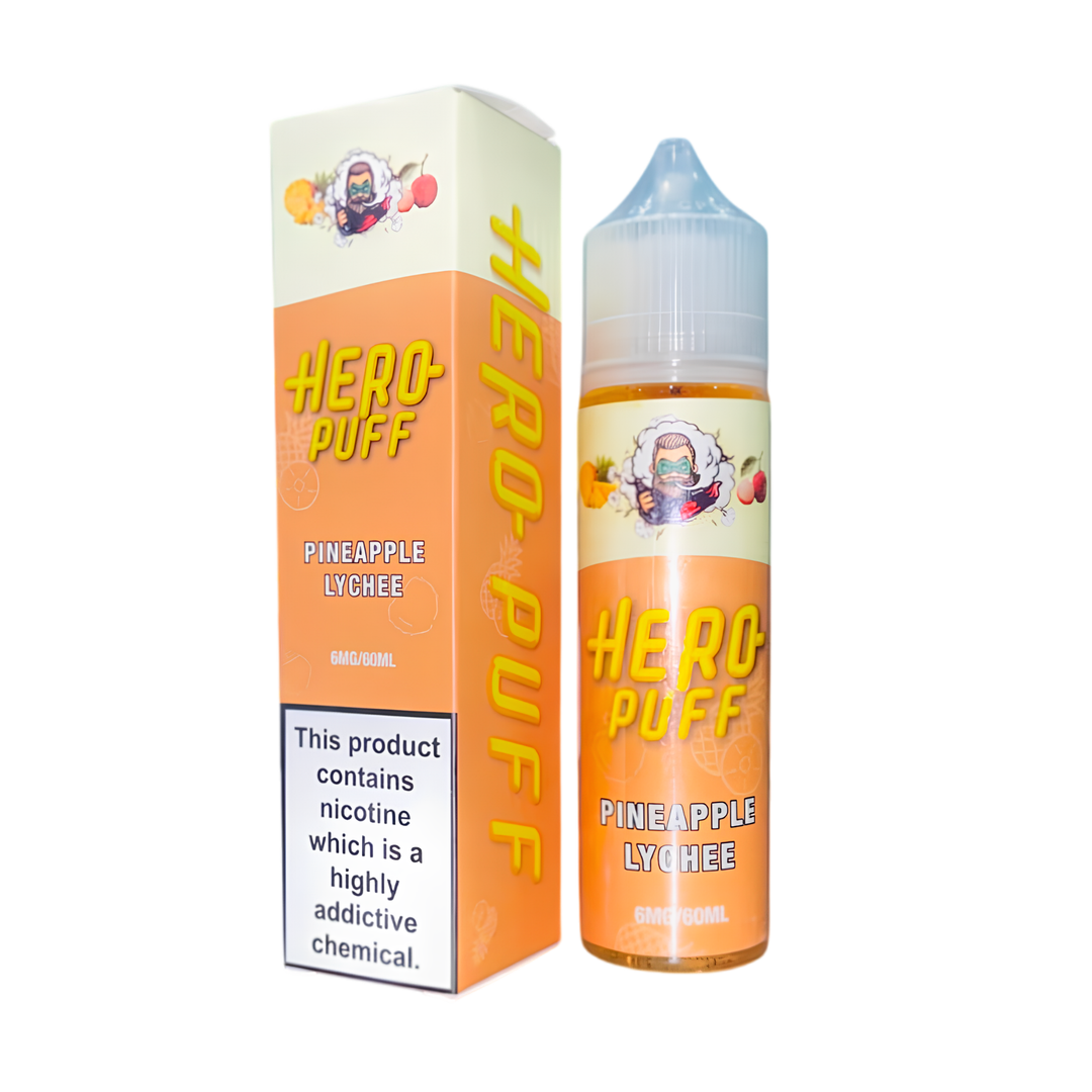 HERO PUFF 6MG PINEAPPLE LYCHEE