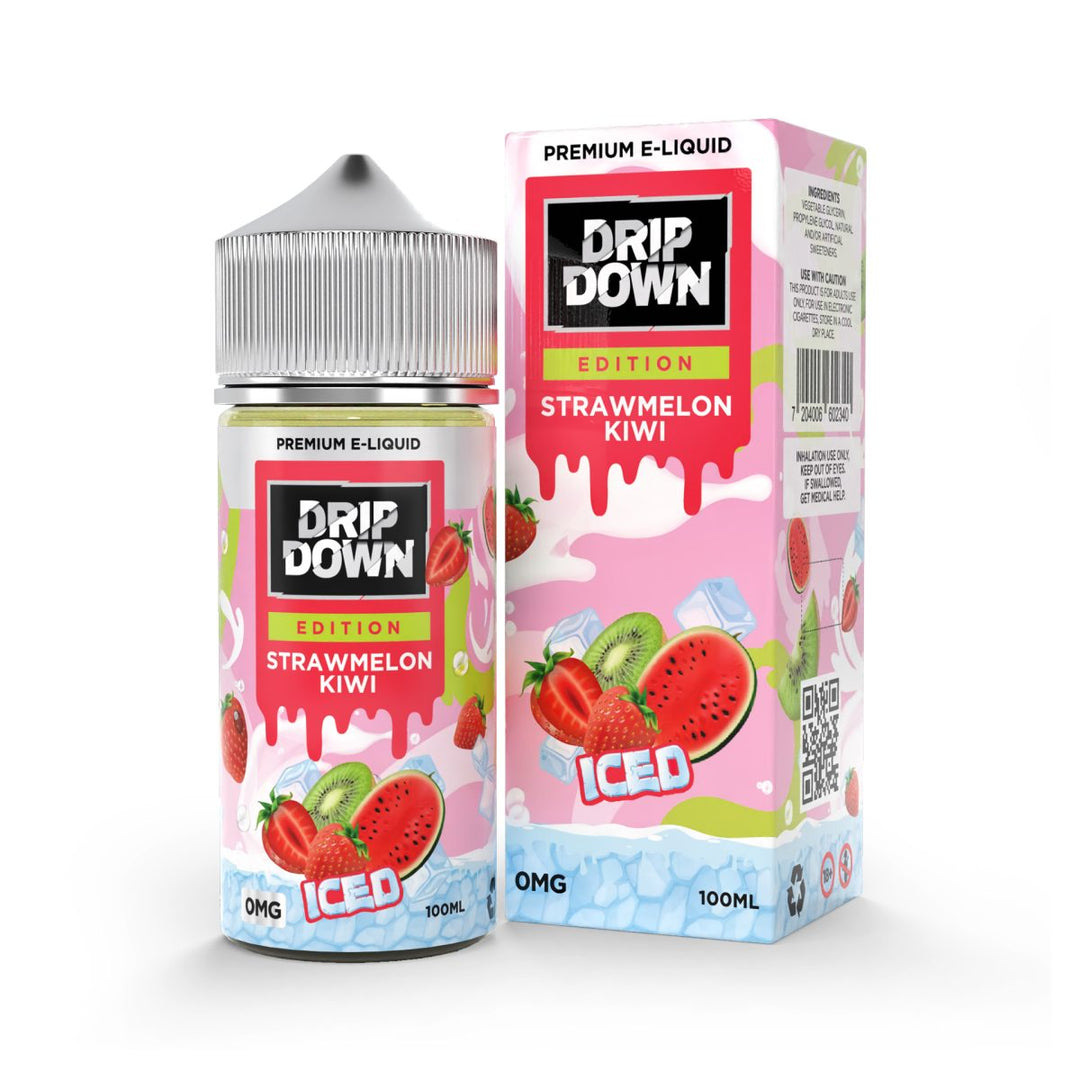 Drip Down Edition Straw Melon Kiwi Ice 0MG/100ML